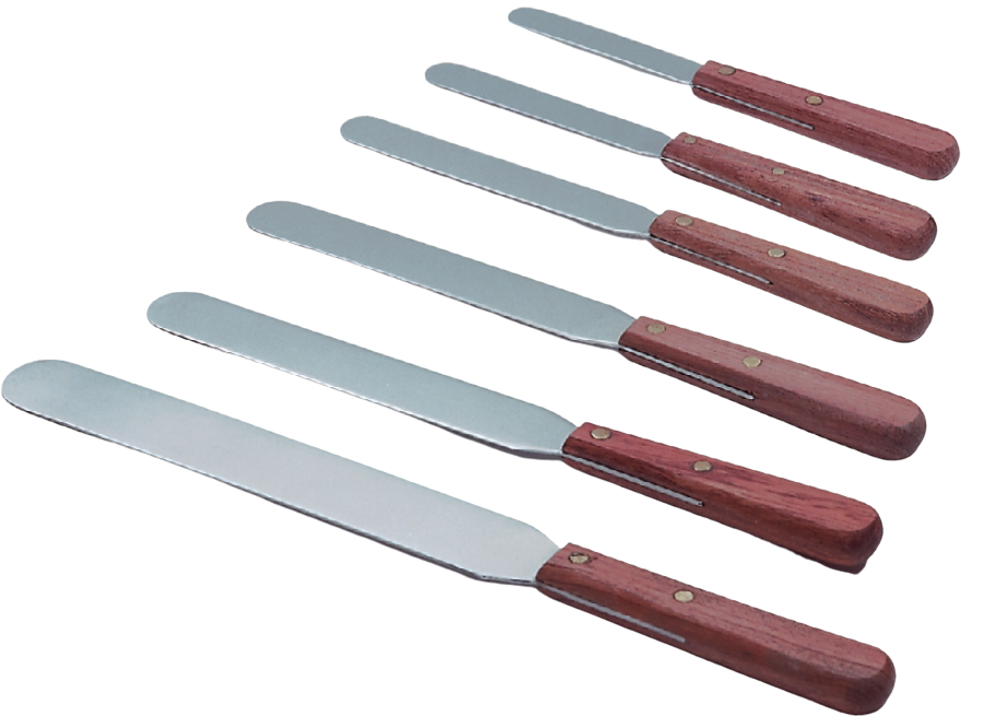 Espátulas Con Mango De Madera